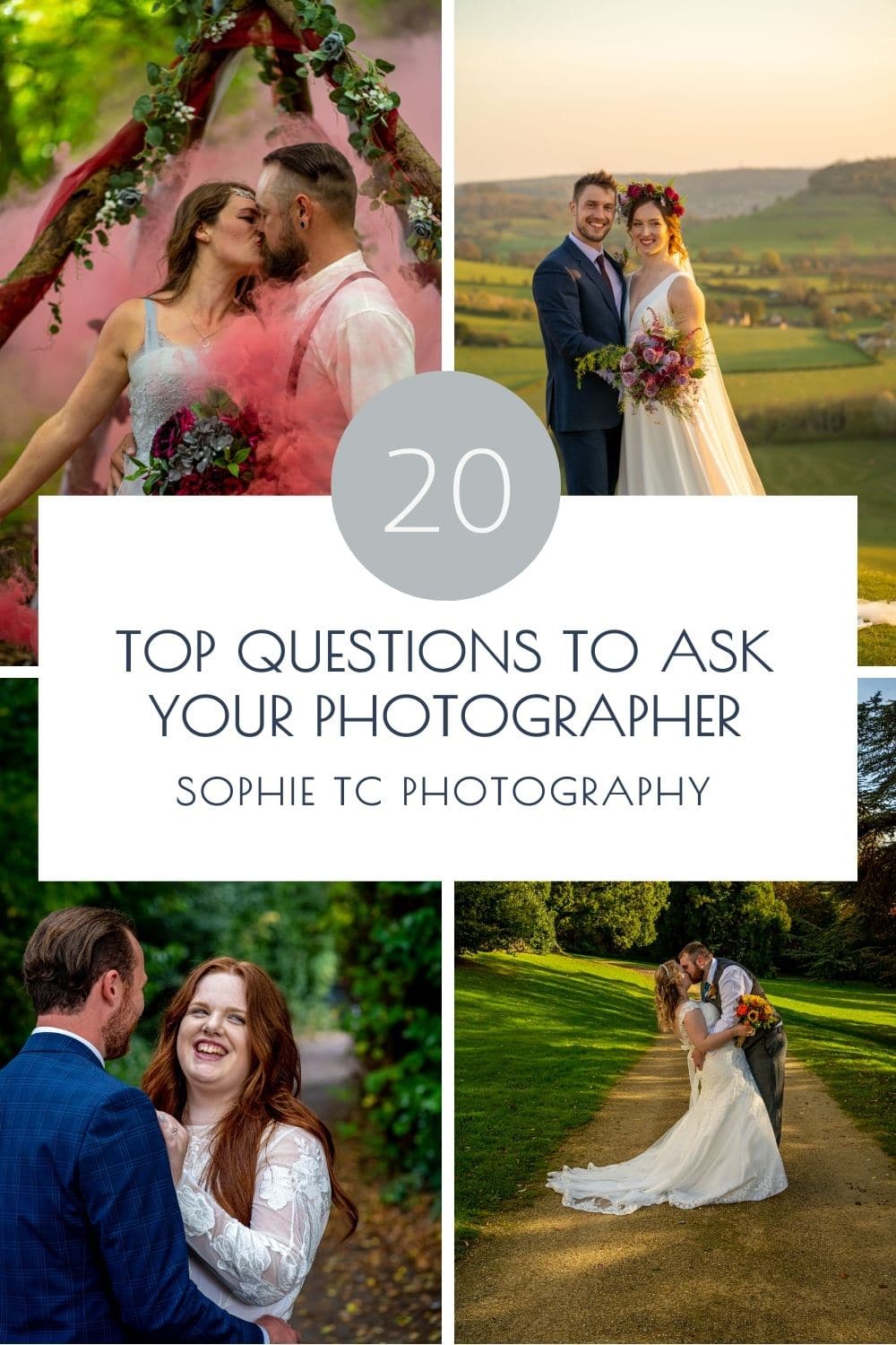 20 Top Questions to ask your Photographer