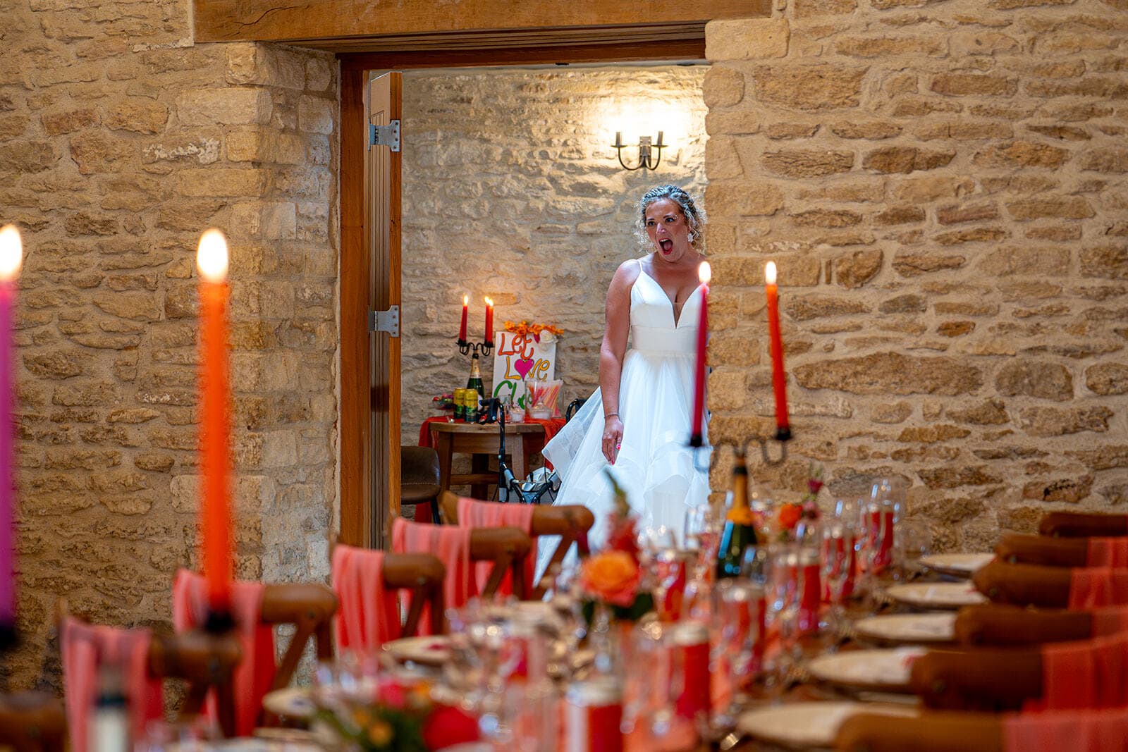Kingscote Barn Wedding