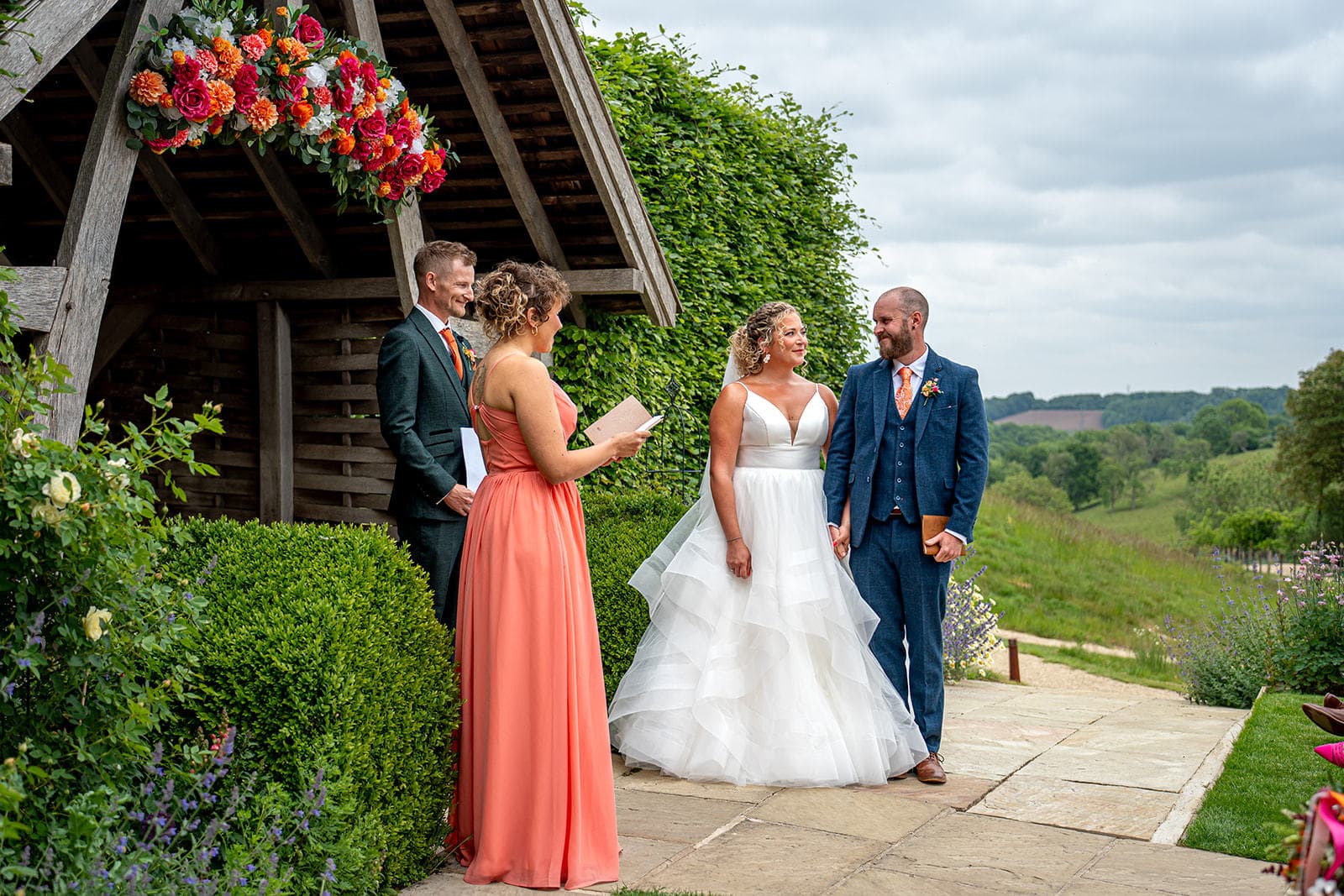 Kingscote Barn Wedding