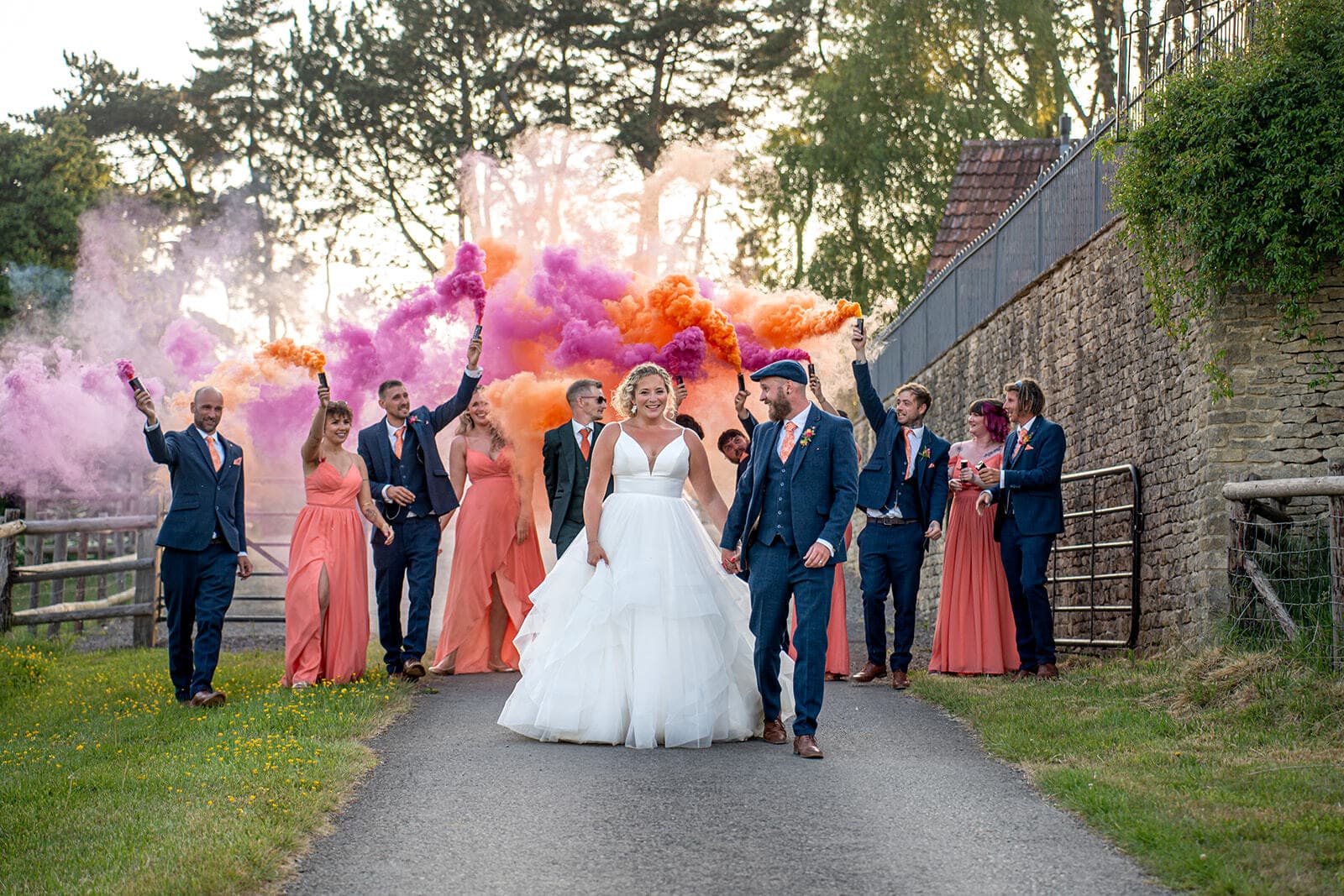 Kingscote Barn Wedding